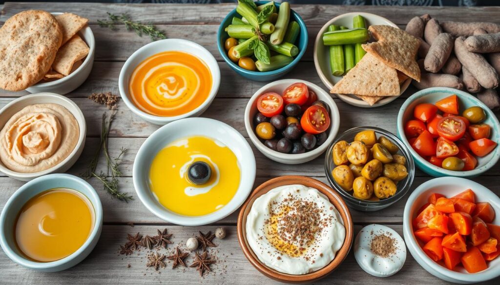middle eastern breakfast ingredients